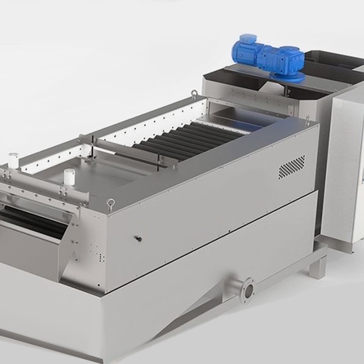 Swell separator for sludge dewatering